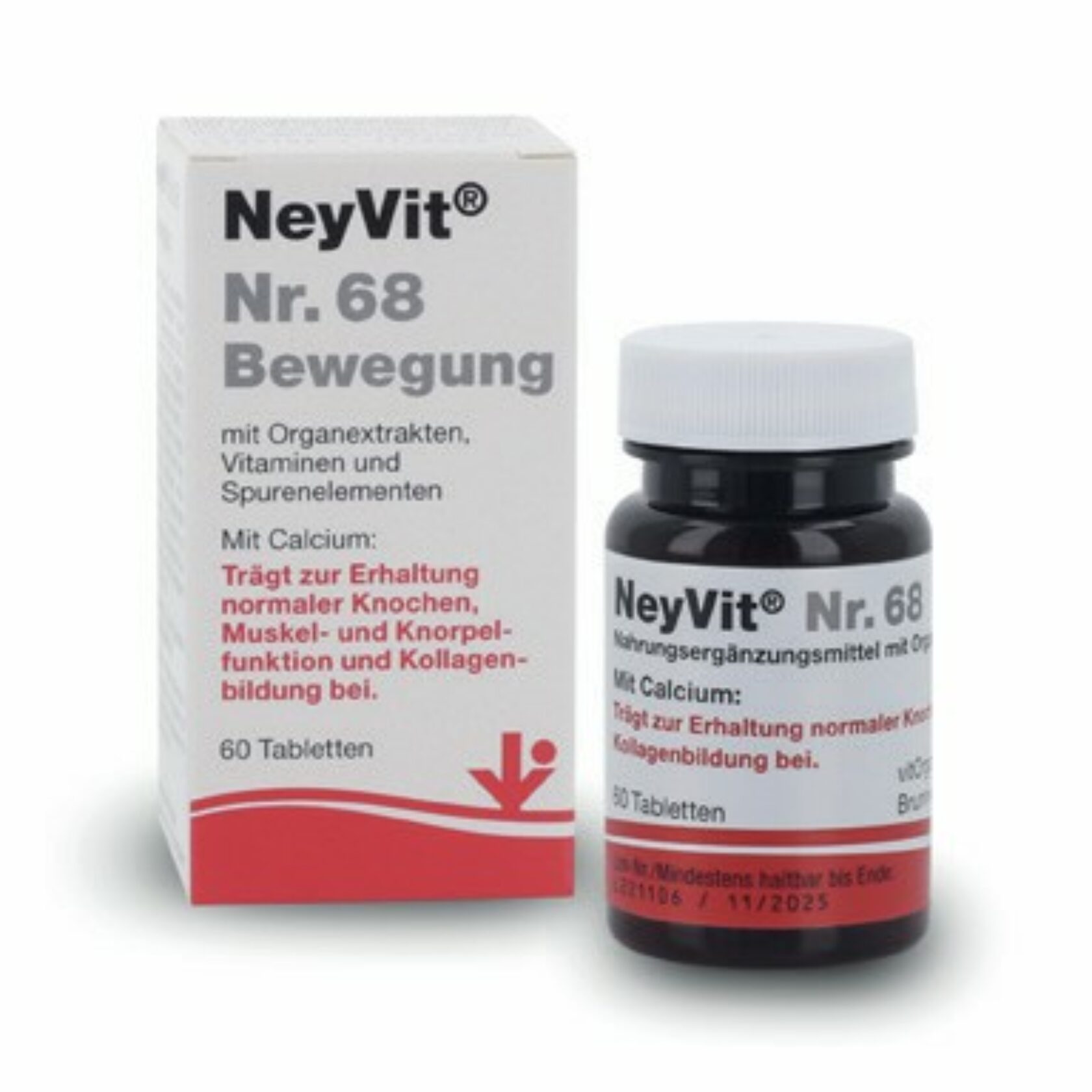 Produktpackung von NeyVit Nr. 68 Bewegung