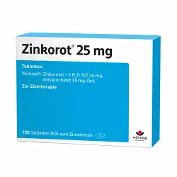 Packung Zinkorot 25 mg von wörwag