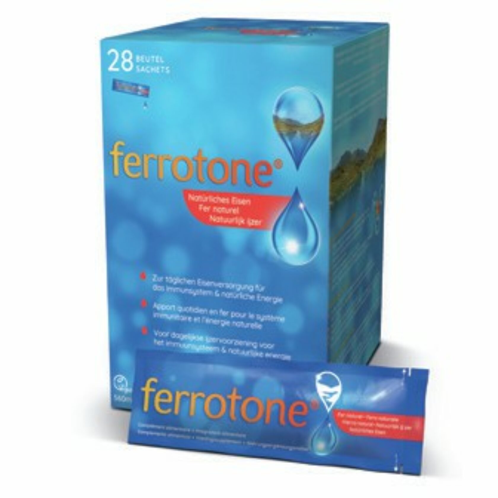 Produktpackung von Ferrotone von Nelsons GmbH